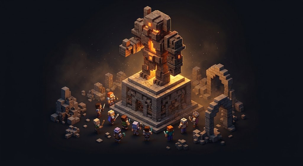 A 3D boss in an arena