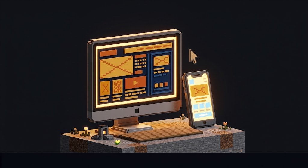 Storefront on a phone and on a computer